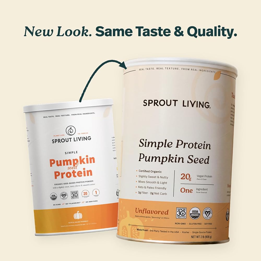 Sprout Living, Simple Protein, Organic Plant Protein Powder - image 3
