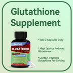EAZGOO Glutathione 1000mg Antioxidant Supplement - 60 Capsules - image 3