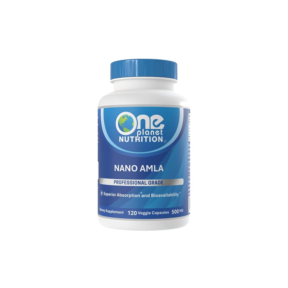 One Planet Nutrition Nano Amla 500 mg Veggie Capsules - 120 Count