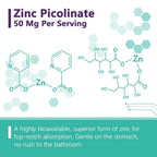 Doctor's Recipes Zinc Complex 50mg Zinc Picolinate - 120 Capsules - image 6