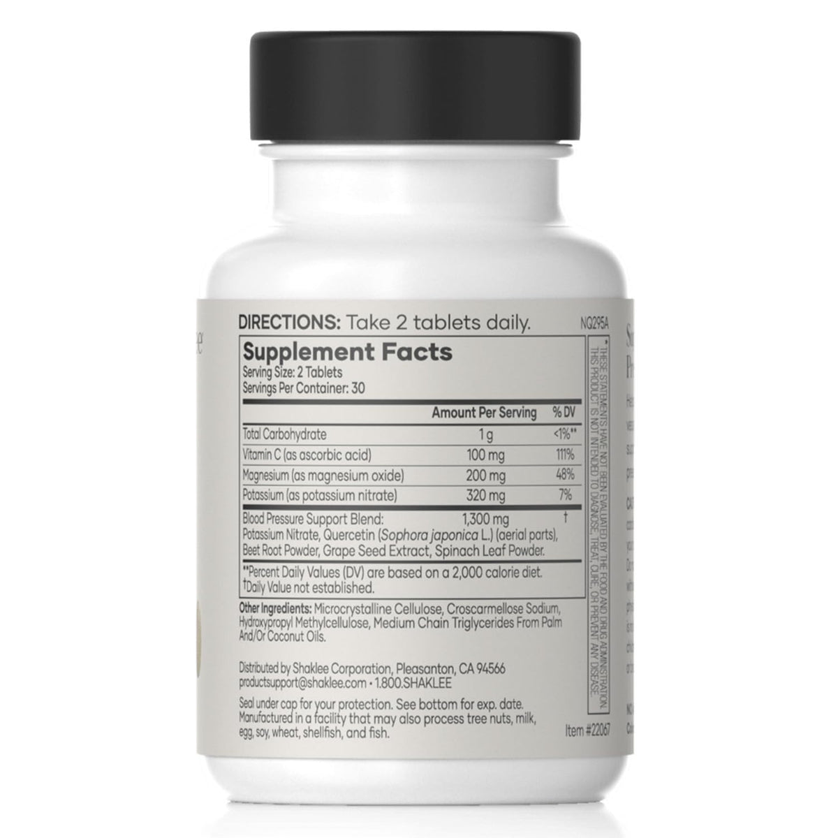 Shaklee Blood Pressure Healthy Blood Circulation - 60 Tablets - image 2