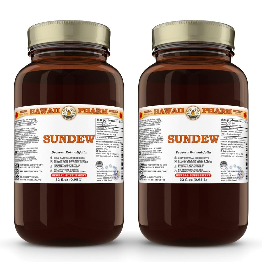 Hawaii Pharm Sundew (Drosera rotundifolia) Leaf Liquid Extract