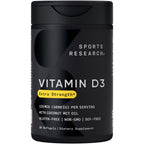 Sports Research® Vitamin D3 with Coconut MCT Oil