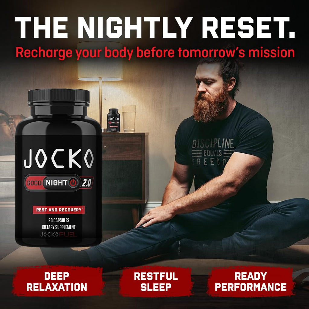 Jocko Fuel Good Night 2.0 Sleep Aid Supplement - 90 Capsules - image 6