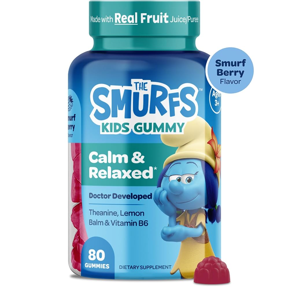 VITABURST The Smurfs Gummies for Kids with Chamomile & Lemon Balm