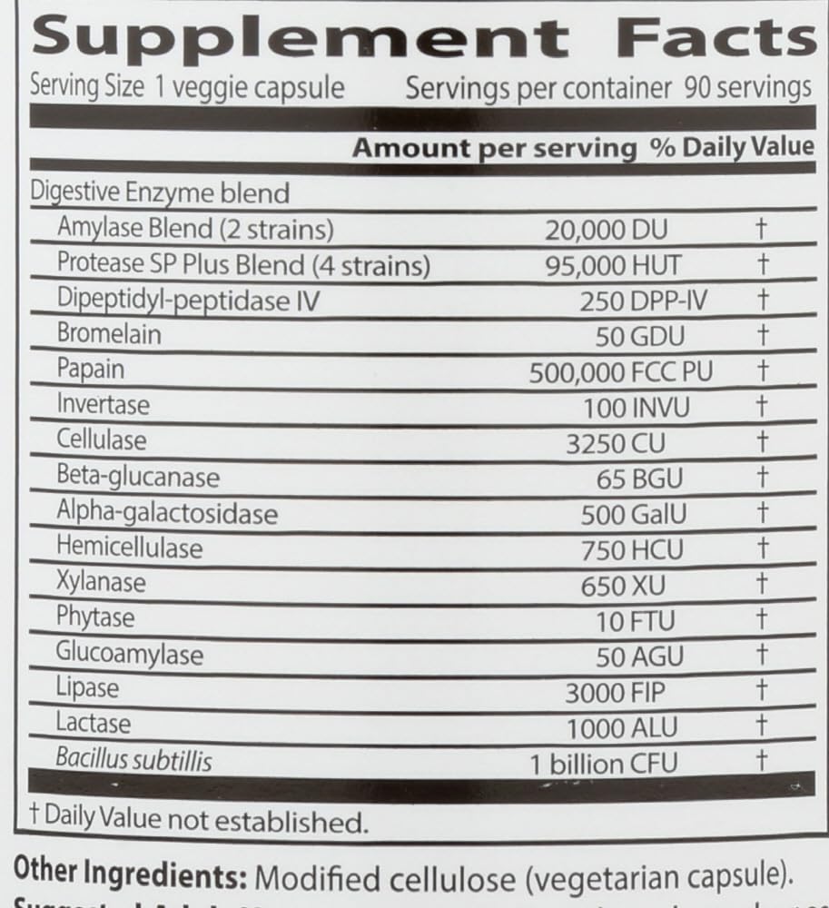 Doctor's BEST Best Digestive Enzymes - 90 Vegetarian Capsules - image 5