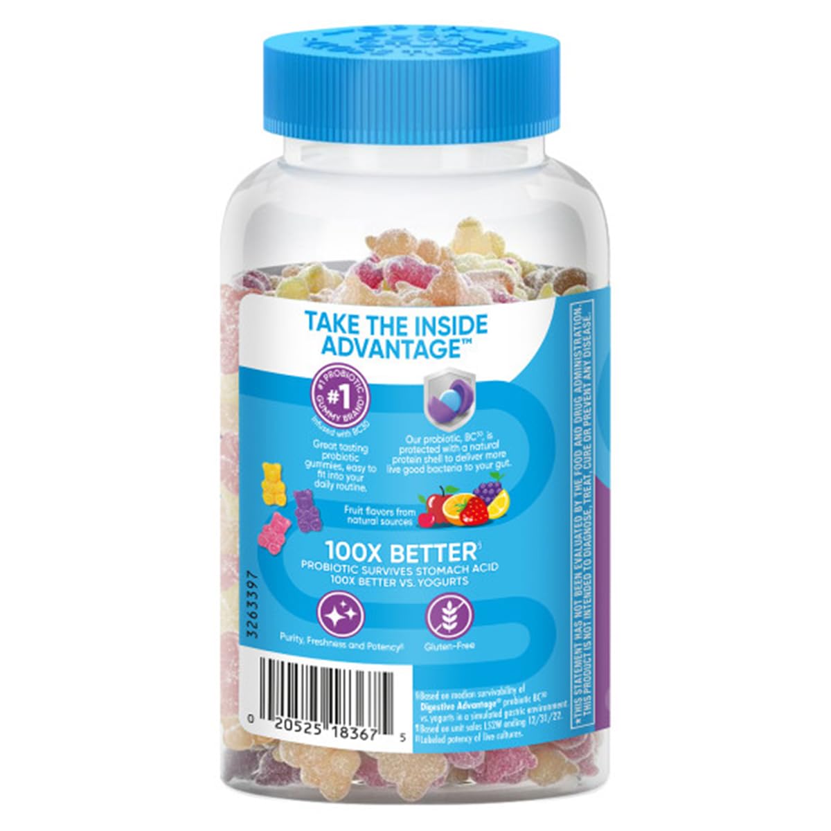 Schiff Digestive Advantage Probiotic Gummies - 120 Count - image 4