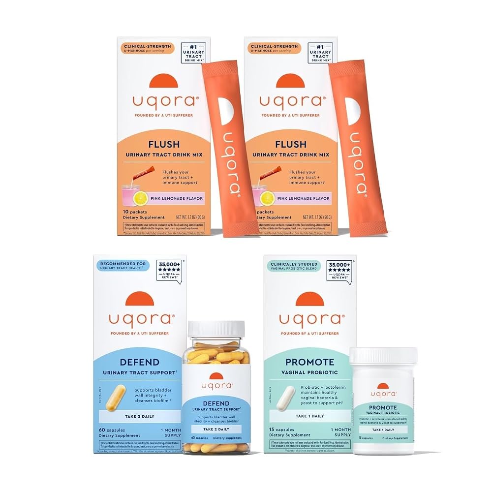 Uqora Complete Regimen with Flush, Defend & Promote