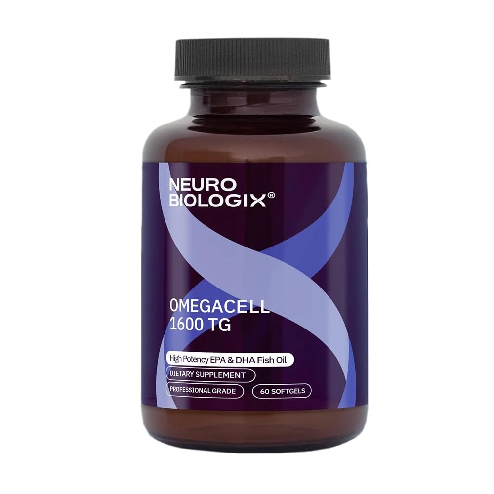 Neurobiologix OmegaCell 1600 TG Omega-3 Fish Oil - 60 Softgels
