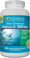 Generic Triple Strength Omega-3 900 mg Fish Oil - 200 Softgels