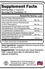 Script Essentials Immune Script Gut & Respiratory Support - 60 Capsules - image 2