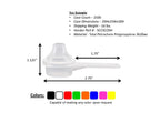 The Scoopie Plastic Short Handle Scoop with Attached Funnel