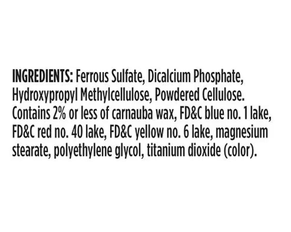 Outccogo Iron Slow Release 45mg Ferrous Sulfate - 60 Tablets - image 3