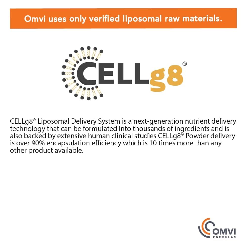 Omvi Liposomal Glutathione 500mg Antioxidant - 60 Capsules - image 6