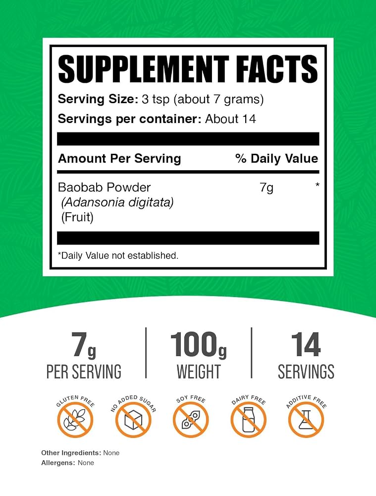 BulkSupplements.com Baobab Powder
