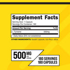 Primaforce L-Tyrosine 500 mg - 180 Capsules - image 2