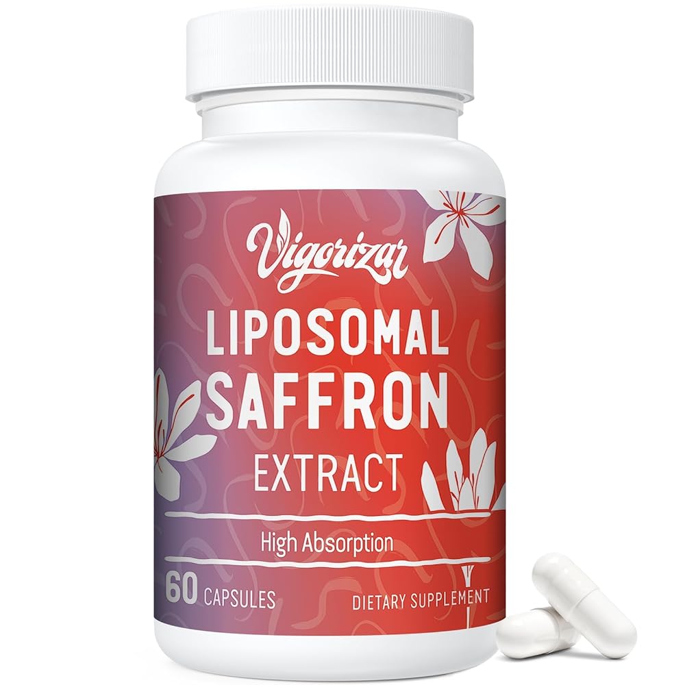 Vigorizar Liposomal Saffron Supplements - 100% Pure Saffron Extract