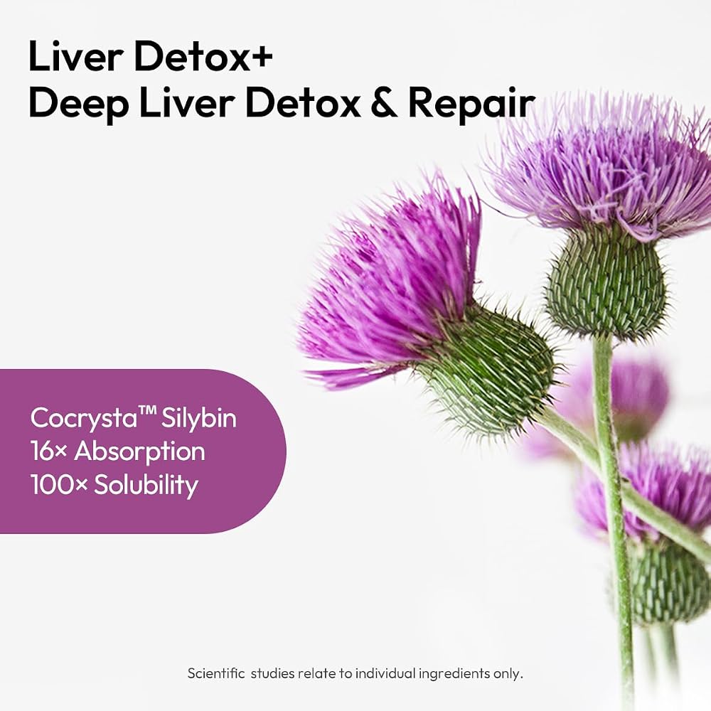 BIGVITA CoCrystal Liver Detox+ with Silybin - 60 Capsules - image 3