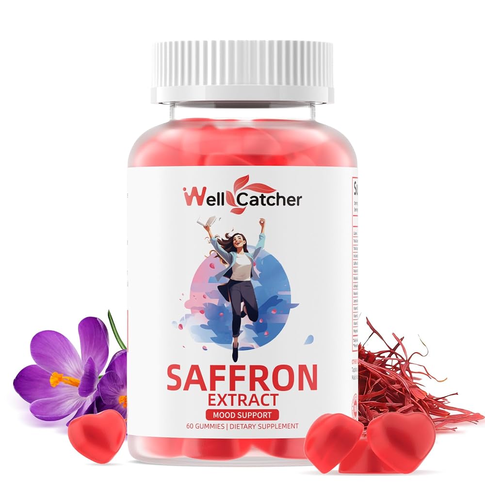 Wellcatcher Saffron Gummies - Saffron Extract Supplement Sugar Free
