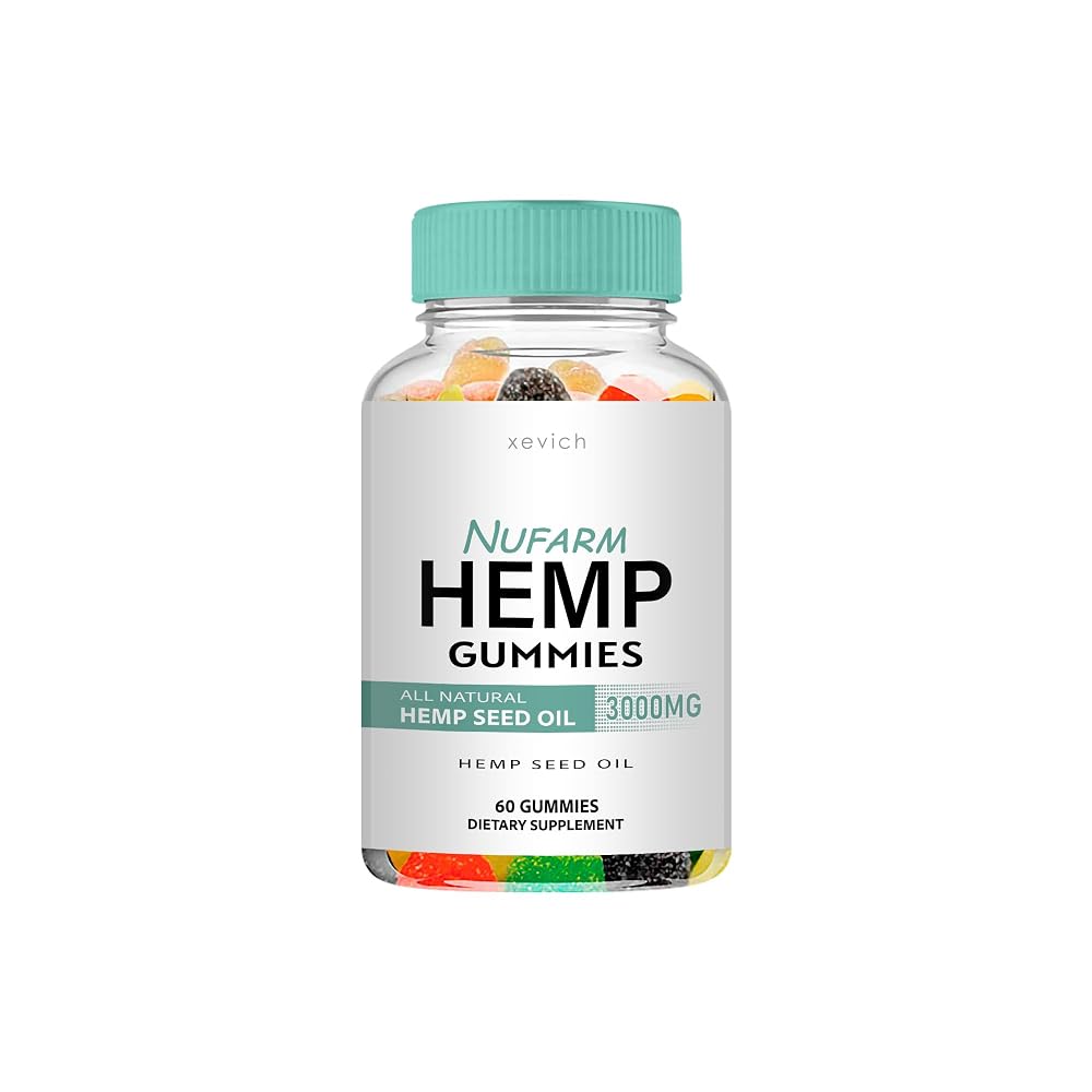 Xevich Nufarm Hemp Seed Oil Gummies - 60 Gummies