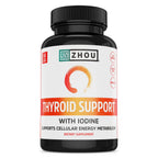 ZHOU Thyroid Support Supplement - 60 Vegetarian Capsules