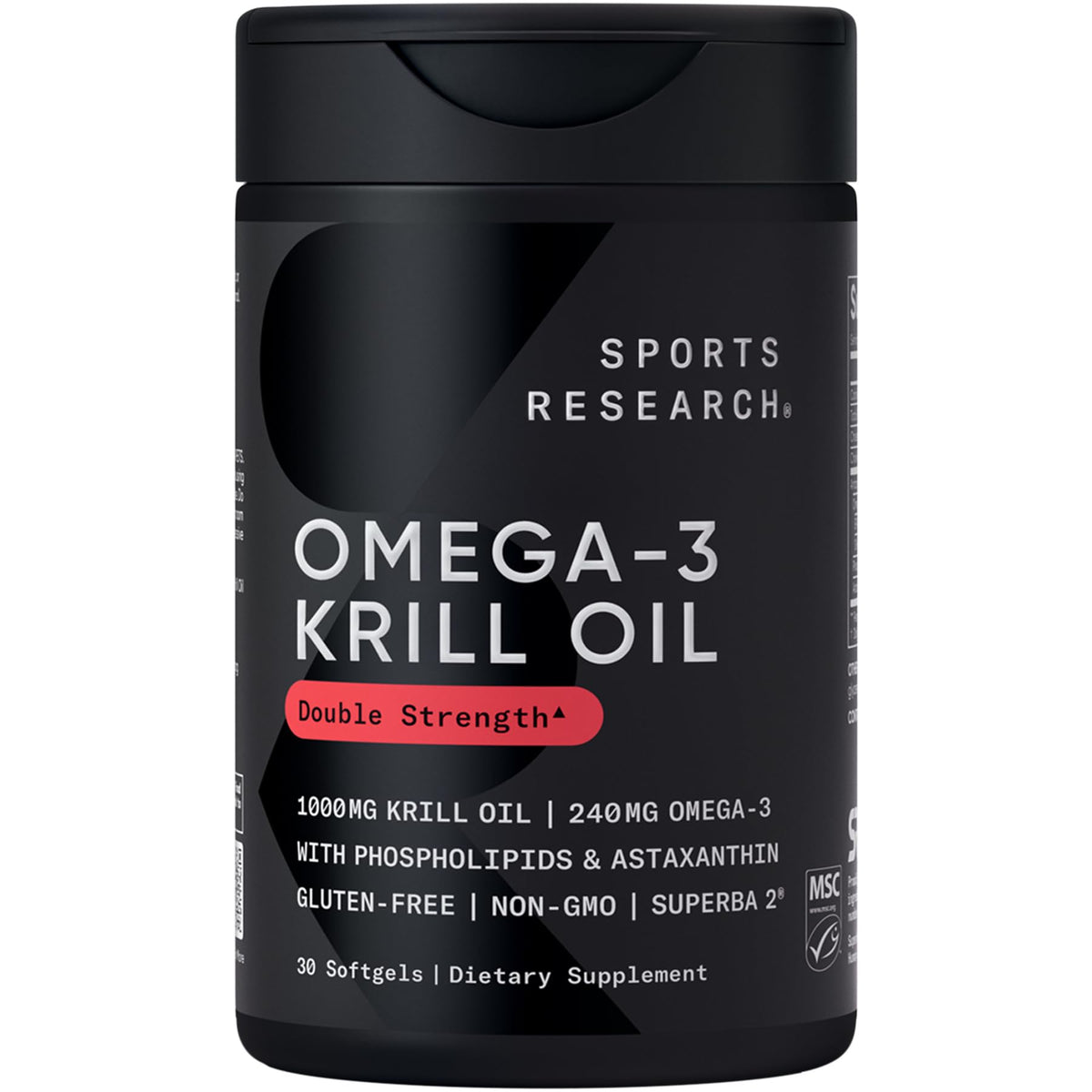 Sports Research Antarctic Omega-3 Krill Oil 1000mg - 30 Softgels
