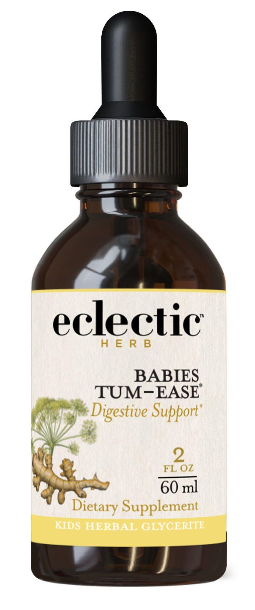Eclectic Herb Kids Tum-Ease Digestive Support Liquid Drops - 2 fl oz