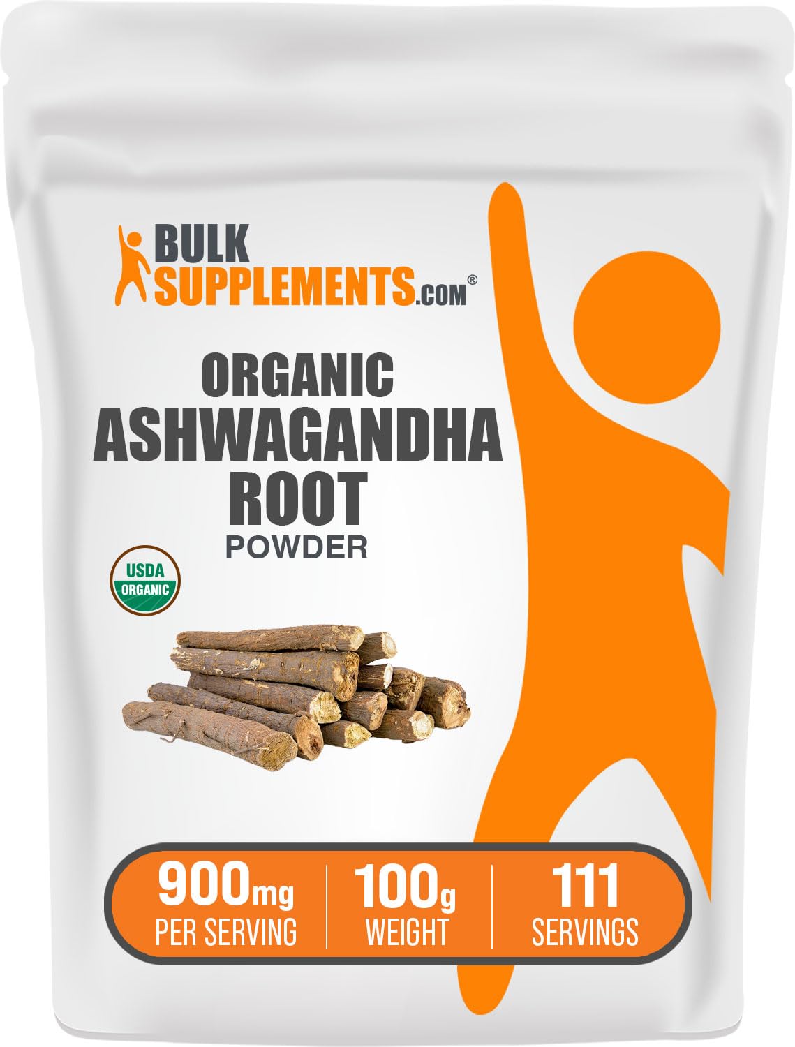 BulkSupplements.com Organic Ashwagandha Powder