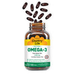 Country Life Omega-3 Fish Oil 1000 mg EPA DHA - 100 Softgels - image 4