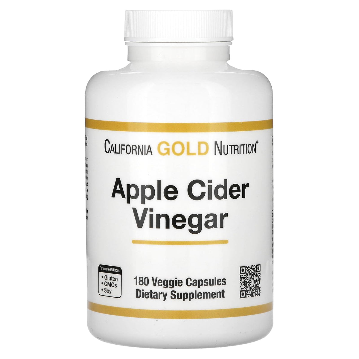 California Gold Nutrition Apple Cider Vinegar 900 mg - 180 Capsules