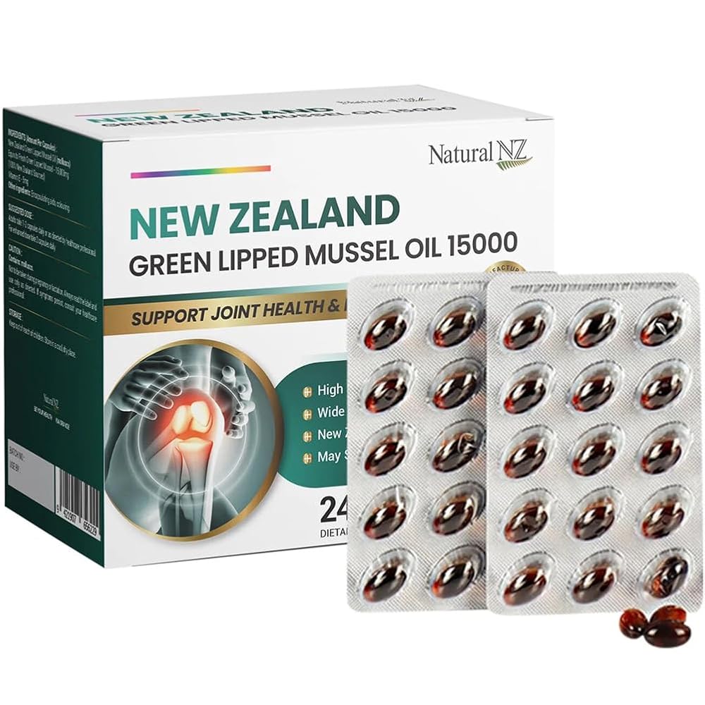 Natural NZ Green Lipped Mussel Oil 15000 - 240 Softgels - image 5