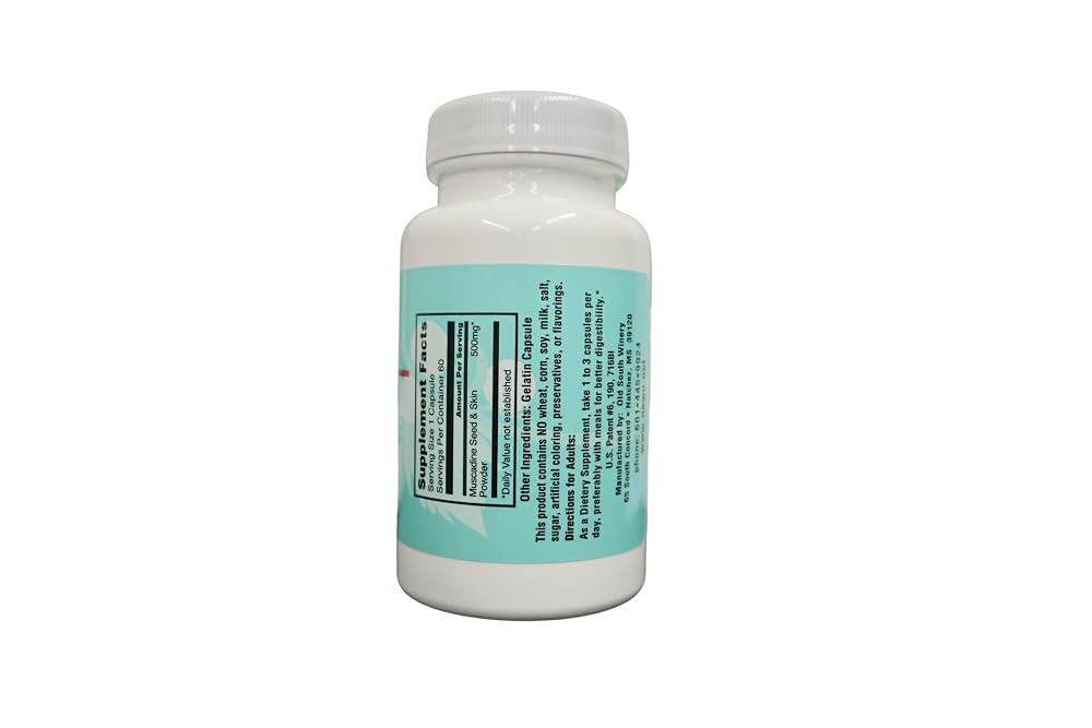 New-U Muscadine Skin and Seed Supplement - 60 Capsules - image 3