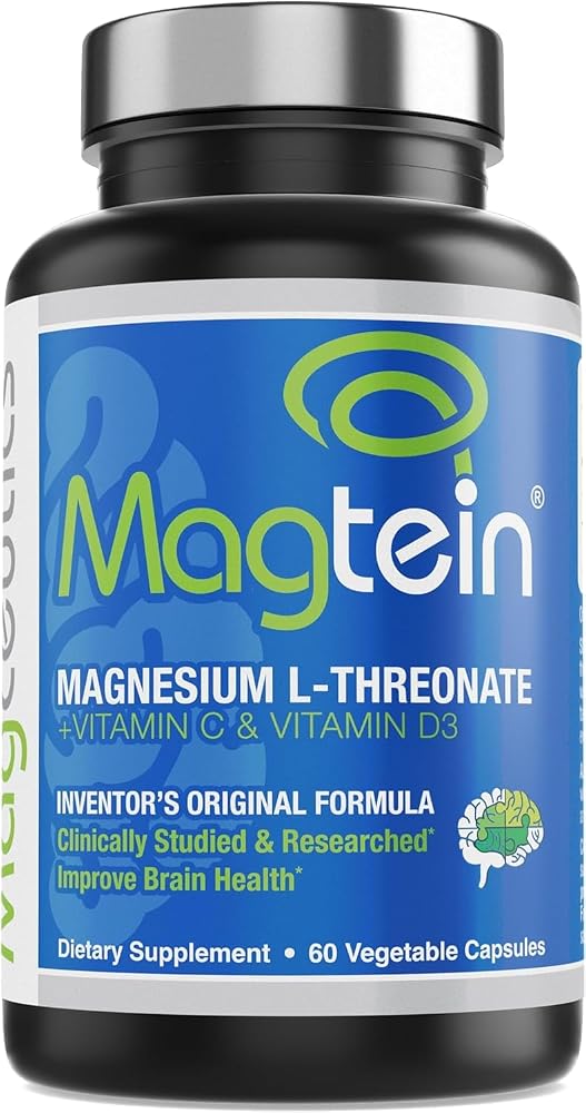 Magtein Magnesium L-Threonate Memory & Focus - 60 Vegetarian Capsules