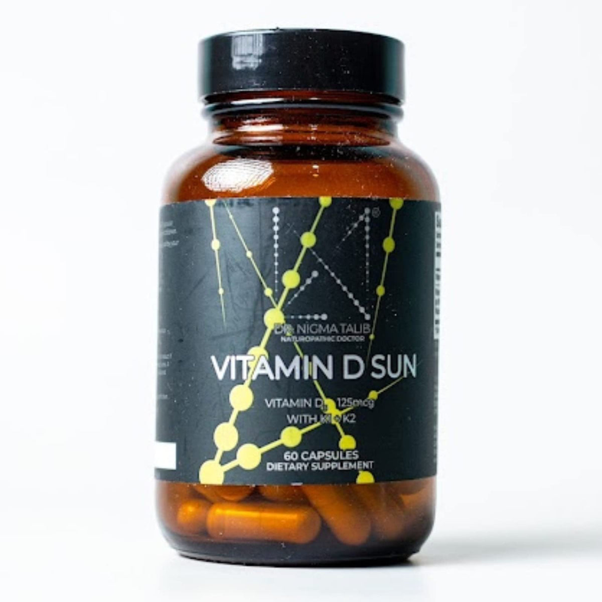 DR. NIGMA Vitamin D 5000 IU with K1 + K2 - 60 Capsules - image 3