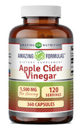 Amazing Nutrition Apple Cider Vinegar 1500 mg - 360 Capsules