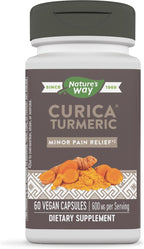 Nature's Way Curica Turmeric Bioavailable Curcumin 600 mg - 60 Capsules
