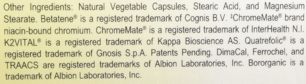 Ortho Molecular Products Alpha Base with Iron - 240 Capsules - image 7