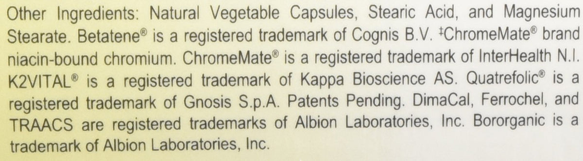 Ortho Molecular Products Alpha Base with Iron - 240 Capsules - image 7