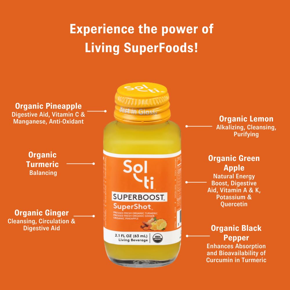 Sol-ti Organic SuperBoost SuperShot Whole Body Support - 12 Pack - image 3