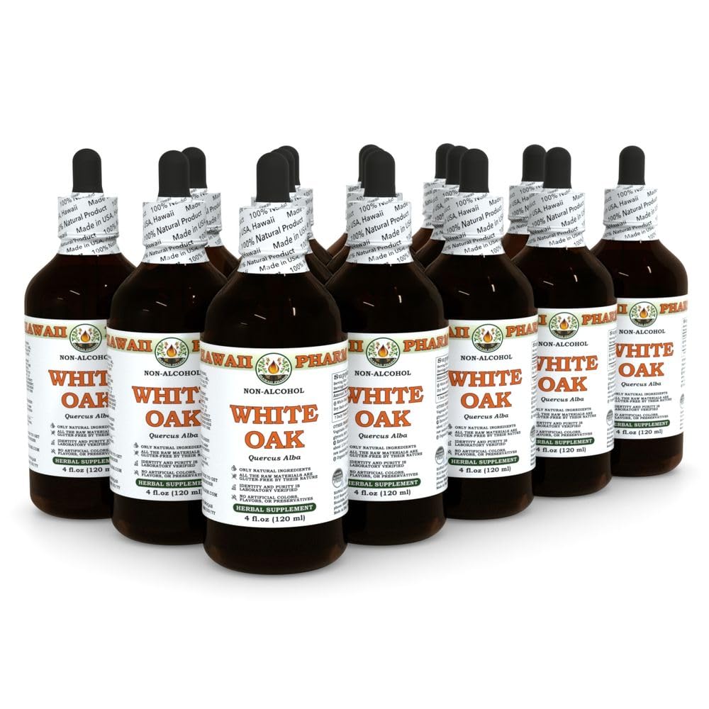 Hawaii Pharm White Oak (Quercus alba) Bark Alcohol-Free Extract