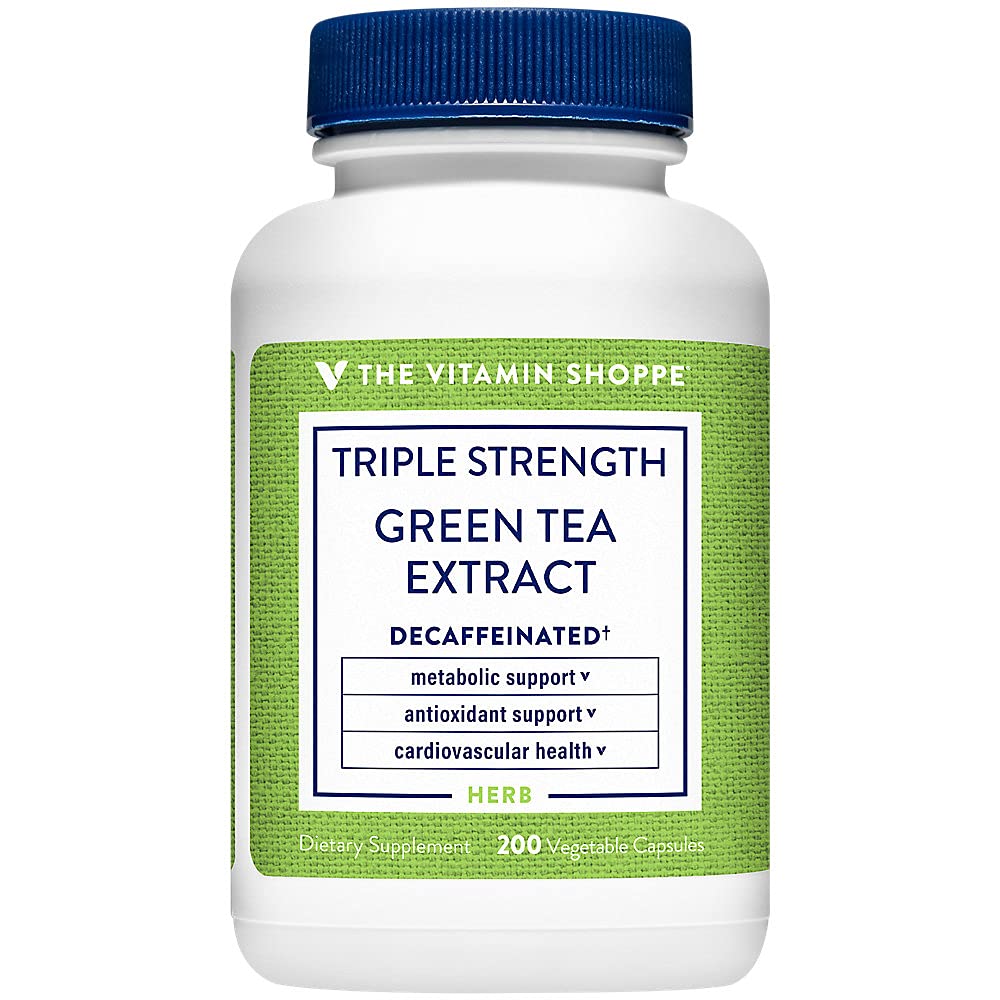 The Vitamin Shoppe Green Tea Extract 750mg - Fat Metabolism