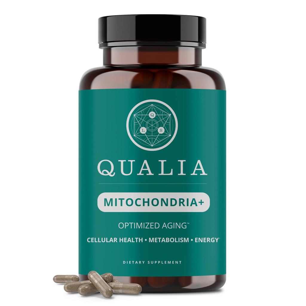Qualia Mitochondria+ NAD+ Booster for Cellular Energy - 160 Capsules