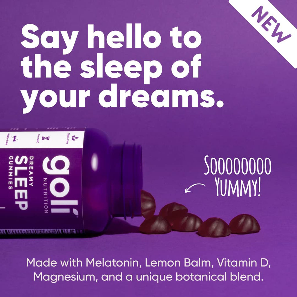 Goli Gummy Melatonin 5Mg Vegan, Glutenfree Bottle Yes