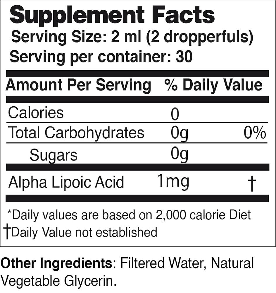 Dr's Advantage Alpha Lipoic Acid Liquid - 2oz Dropper - image 7