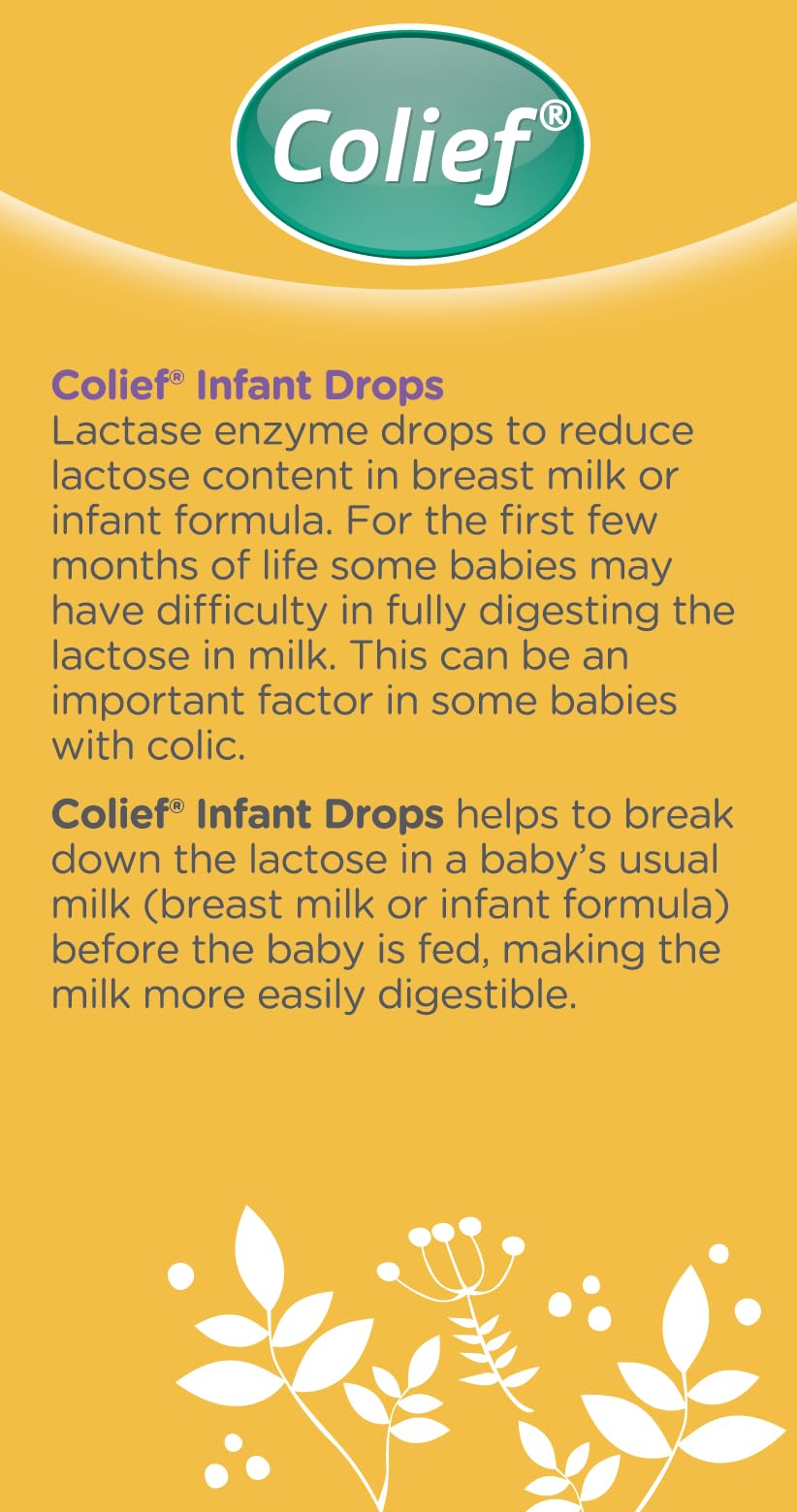 Colief Infant Drops Lactase Enzyme for Colic Relief - 15ml - image 4