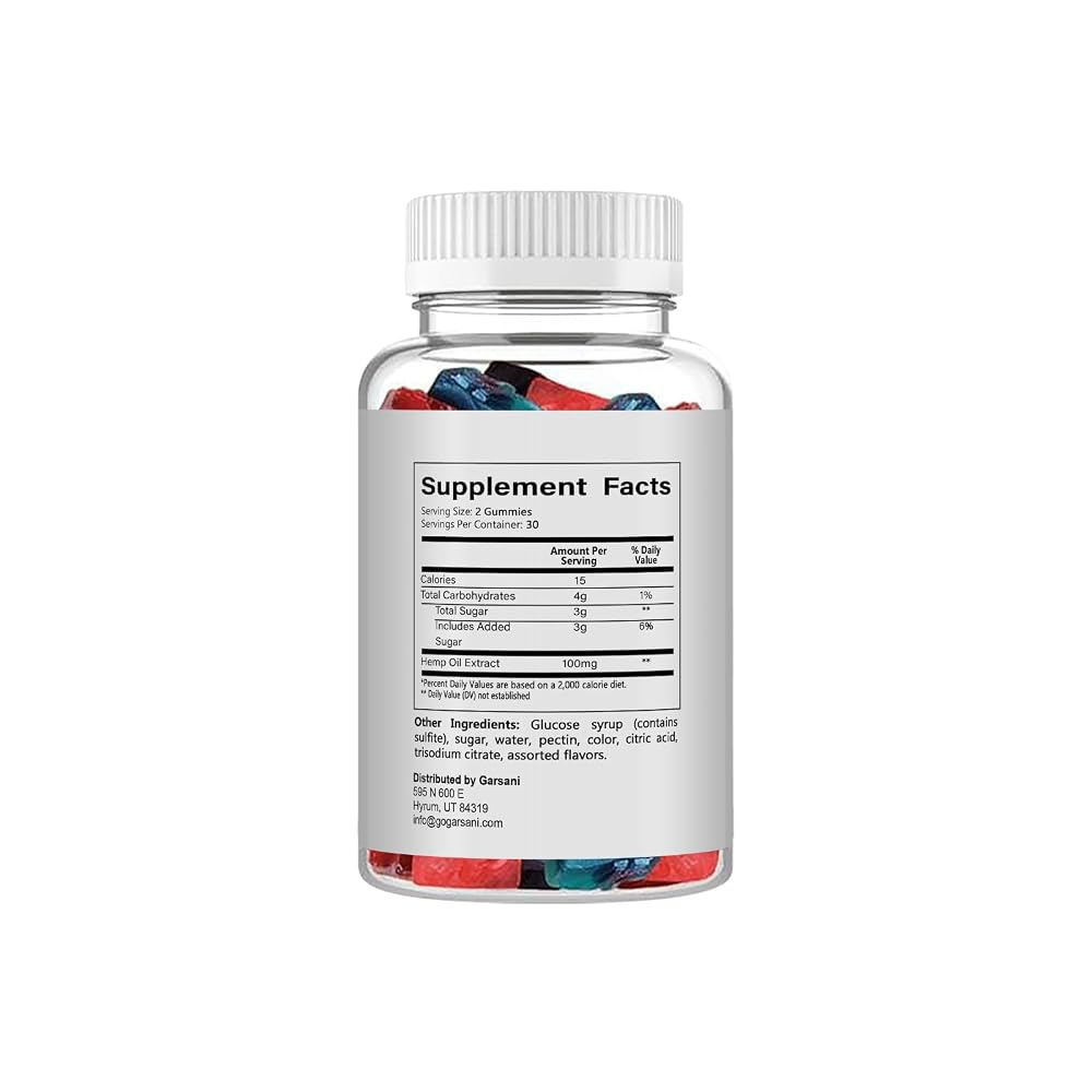 Garsani Power Vigor Me Hemp Male Gummies - 60 Gummies - image 4