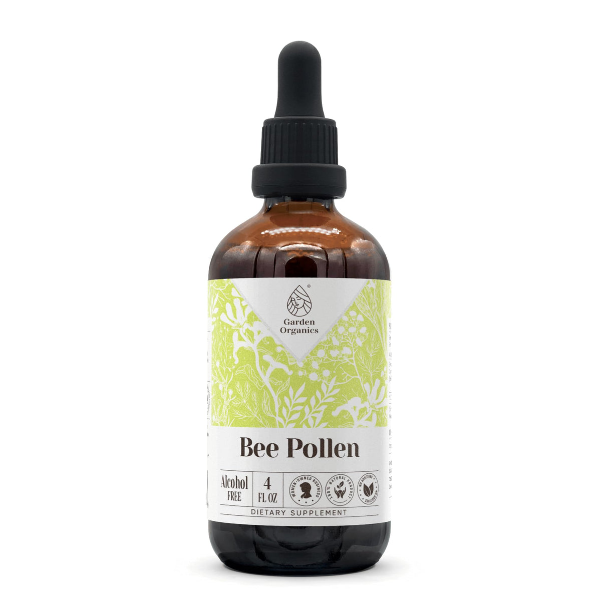 Garden Organics Bee Pollen Alcohol-Free Natural Tincture Extract