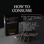 Based Supplements Black Ginger Extract 300mg - 30 Capsules - image 3