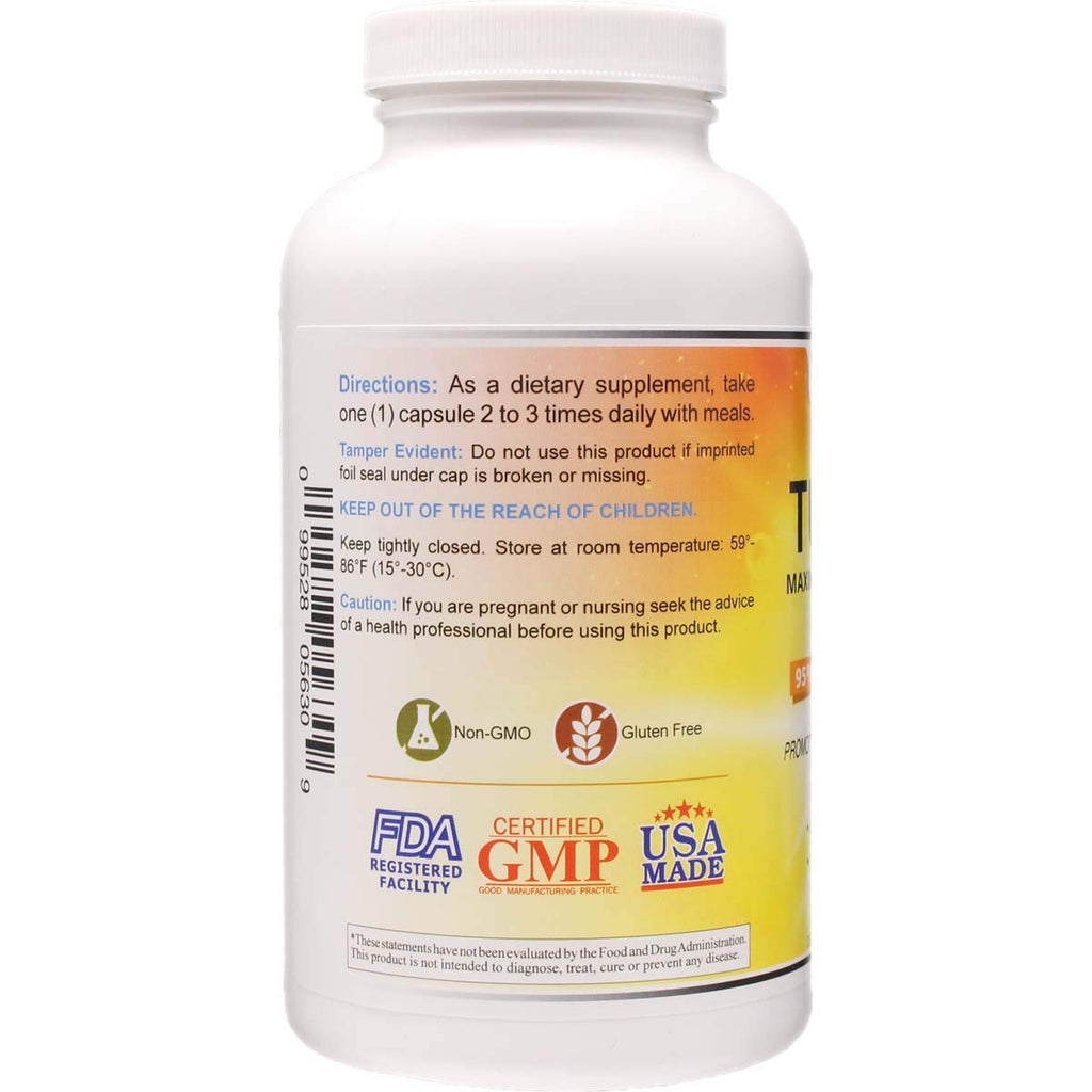 Wonder Laboratories Maximum Strength Turmeric with BioPerine - 300 Capsules - image 3
