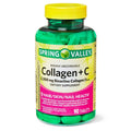 Spring Valley Highly Absorbable Collagen + Vitamin C - 90 Tablets